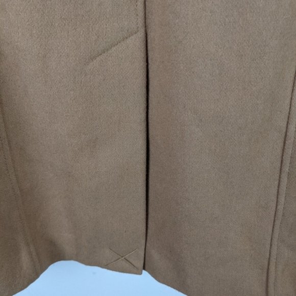 Michael Michael Kors Camel Wool Cashmere Coat Size 2 - Picture 8 of 10